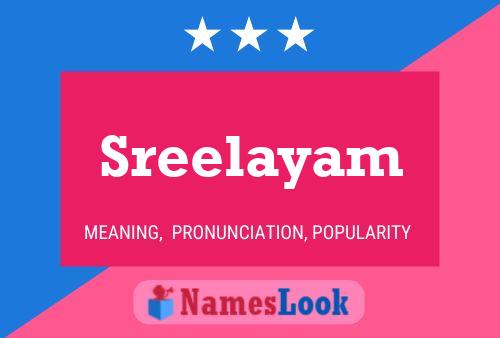 Sreelayam Naam Poster