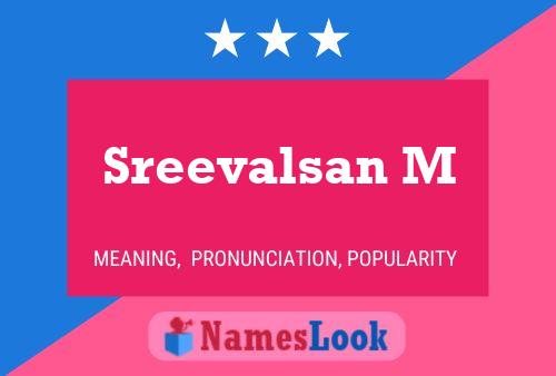 Sreevalsan M Naam Poster