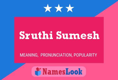 Sruthi Sumesh Naam Poster