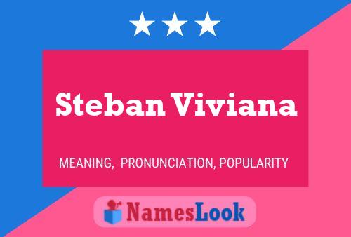 Steban Viviana Naam Poster