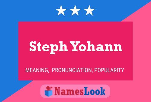 Steph Yohann Naam Poster