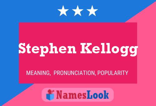 Stephen Kellogg Naam Poster