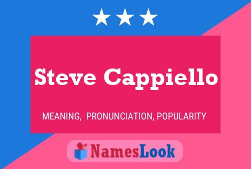 Steve Cappiello Naam Poster