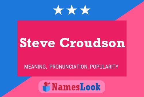 Steve Croudson Naam Poster