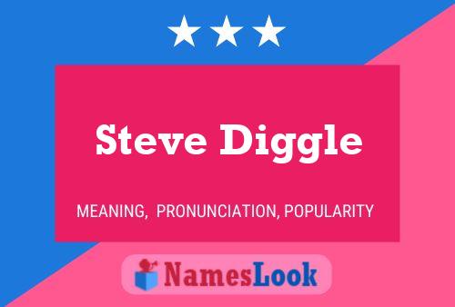 Steve Diggle Naam Poster