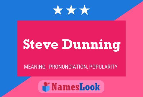 Steve Dunning Naam Poster