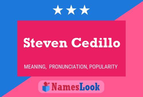 Steven Cedillo Naam Poster