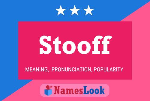 Stooff Naam Poster