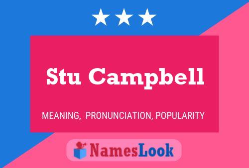 Stu Campbell Naam Poster