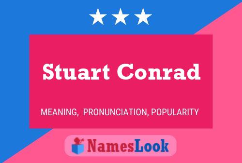 Stuart Conrad Naam Poster