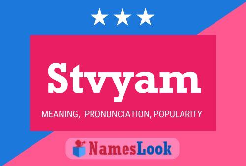 Stvyam Naam Poster