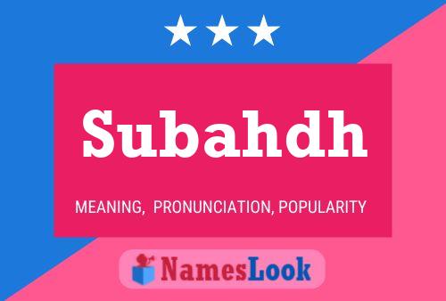 Subahdh Naam Poster