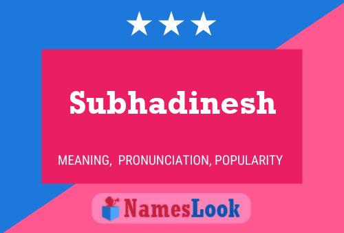 Subhadinesh Naam Poster