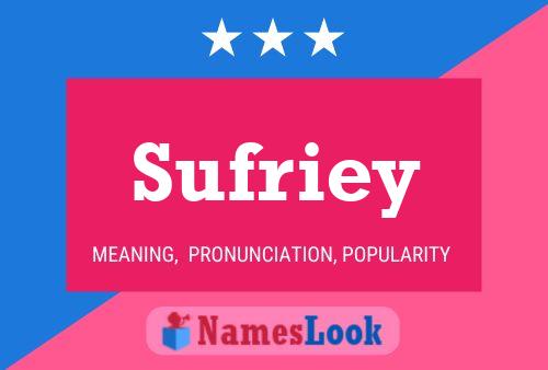 Sufriey Naam Poster