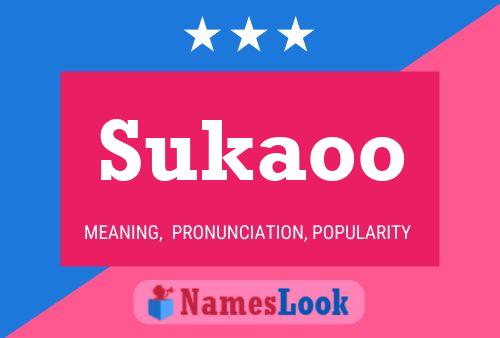 Sukaoo Naam Poster