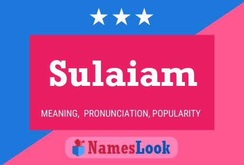 Sulaiam Naam Poster