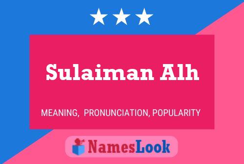 Sulaiman Alh Naam Poster