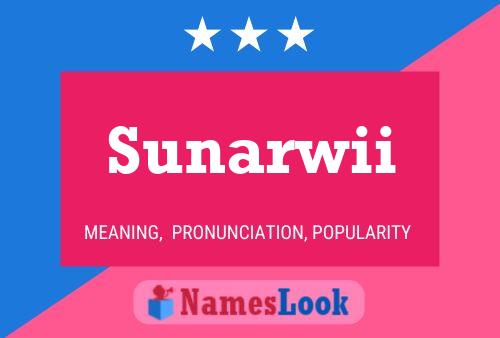 Sunarwii Naam Poster