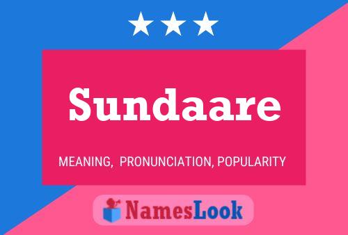 Sundaare Naam Poster