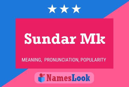 Sundar Mk Naam Poster