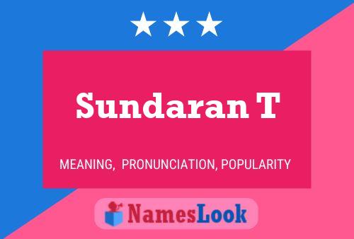 Sundaran T Naam Poster