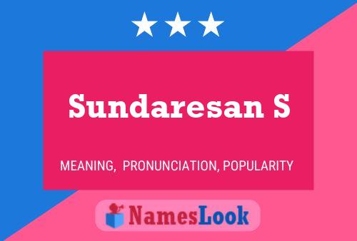 Sundaresan S Naam Poster