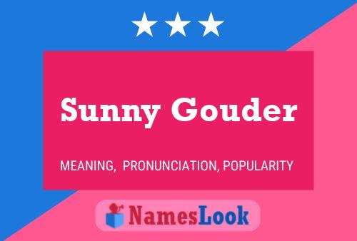 Sunny Gouder Naam Poster