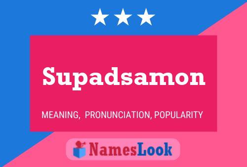 Supadsamon Naam Poster