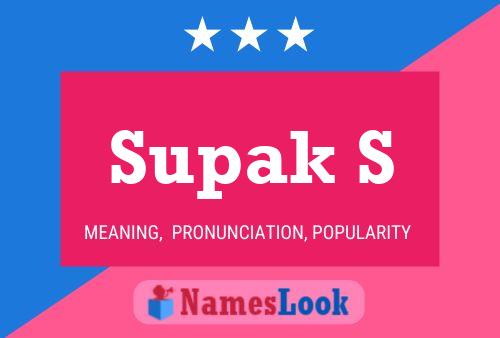 Supak S Naam Poster