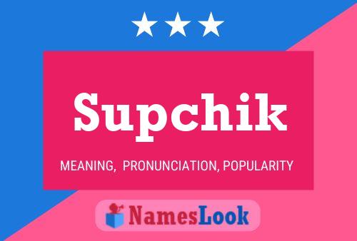 Supchik Naam Poster