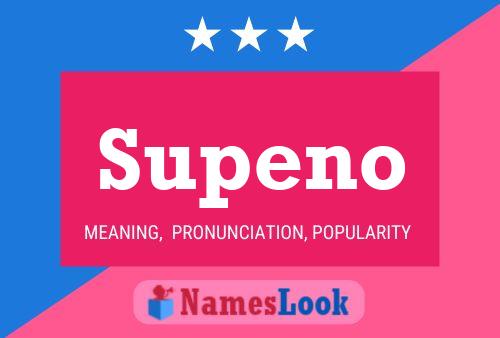 Supeno Naam Poster