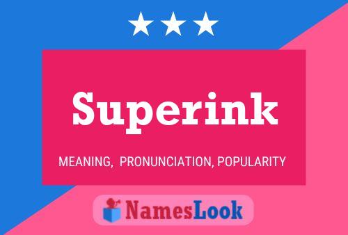 Superink Naam Poster