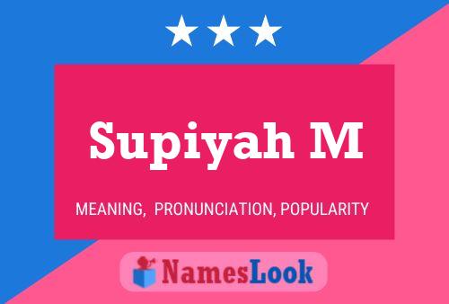 Supiyah M Naam Poster