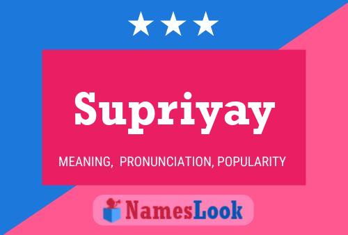 Supriyay Naam Poster