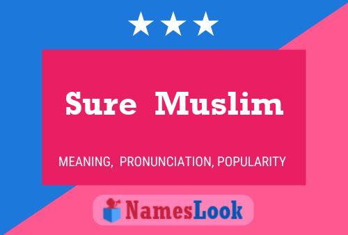 Sure  Muslim Naam Poster