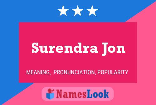 Surendra Jon Naam Poster