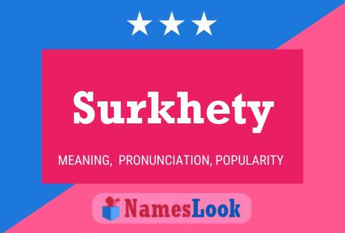 Surkhety Naam Poster