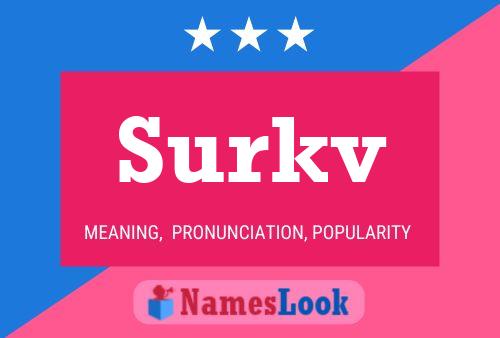 Surkv Naam Poster