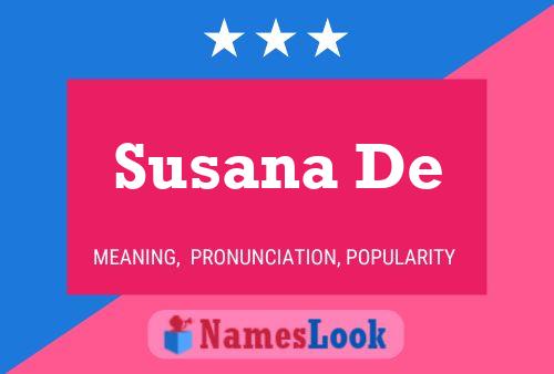 Susana De Naam Poster