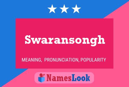 Swaransongh Naam Poster