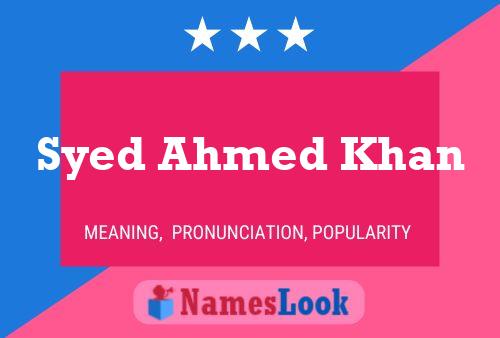 Syed Ahmed Khan Naam Poster