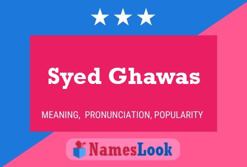 Syed Ghawas Naam Poster