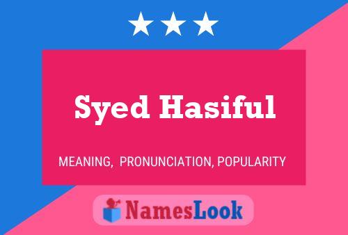 Syed Hasiful Naam Poster