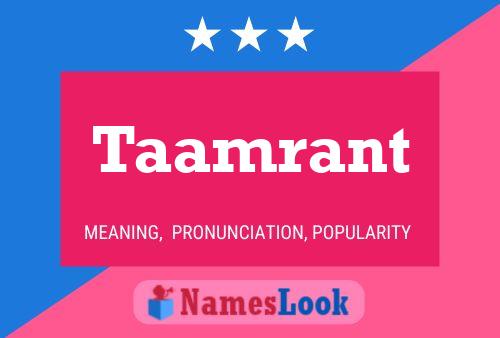 Taamrant Naam Poster