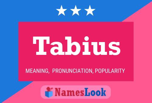 Tabius Naam Poster