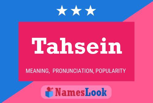 Tahsein Naam Poster