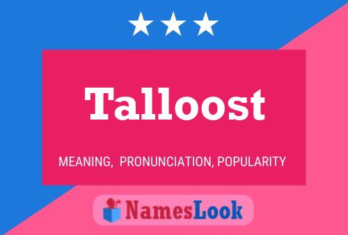 Talloost Naam Poster