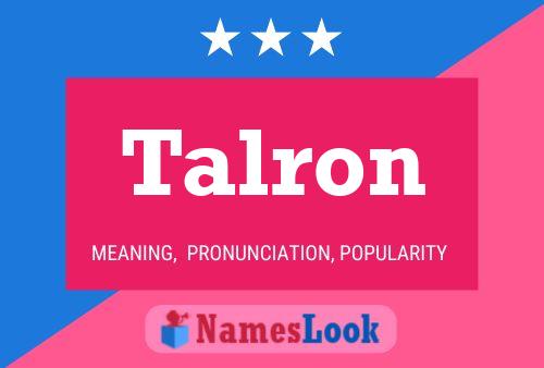 Talron Naam Poster