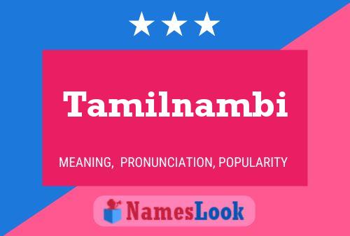 Tamilnambi Naam Poster