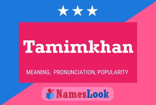 Tamimkhan Naam Poster